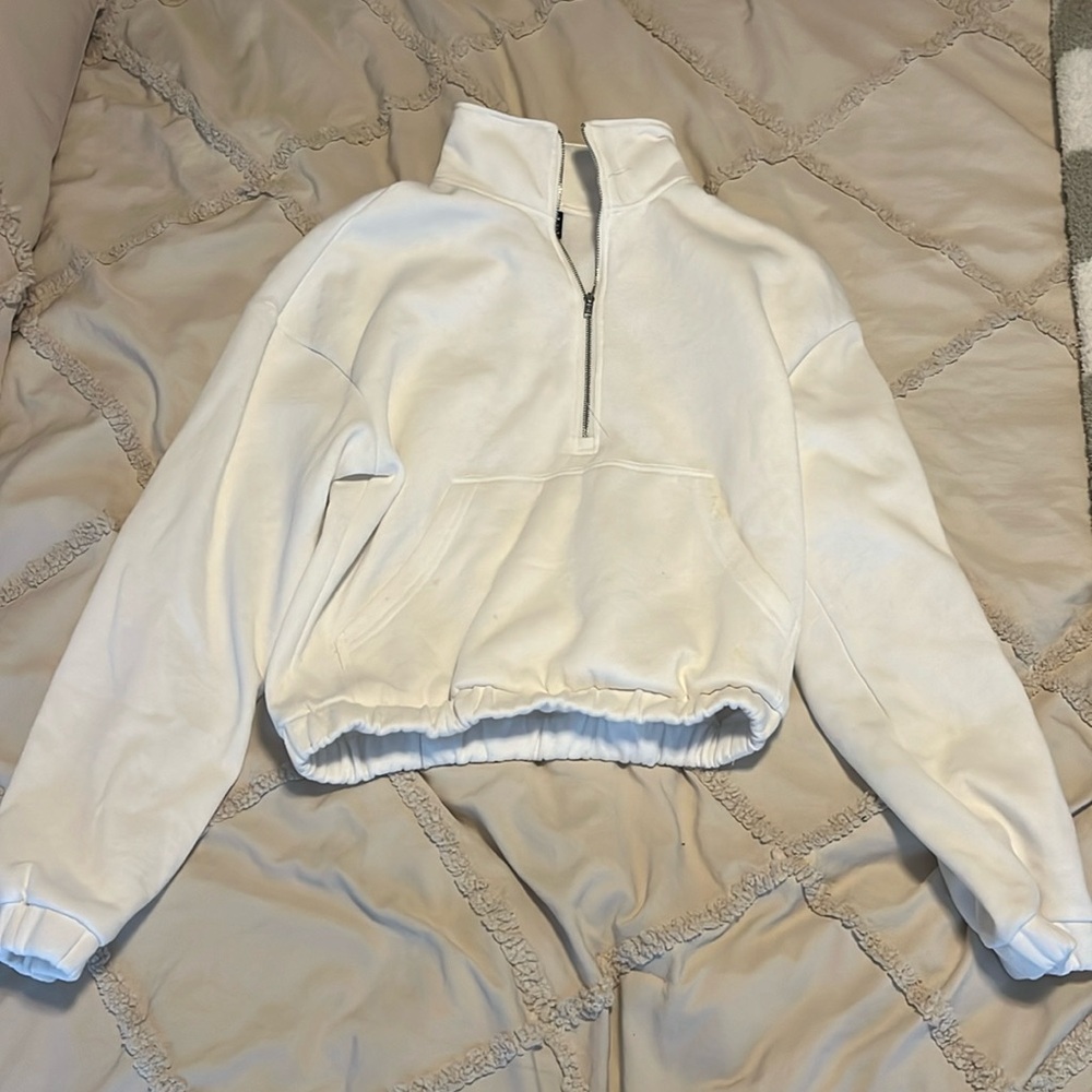 White hoodie
